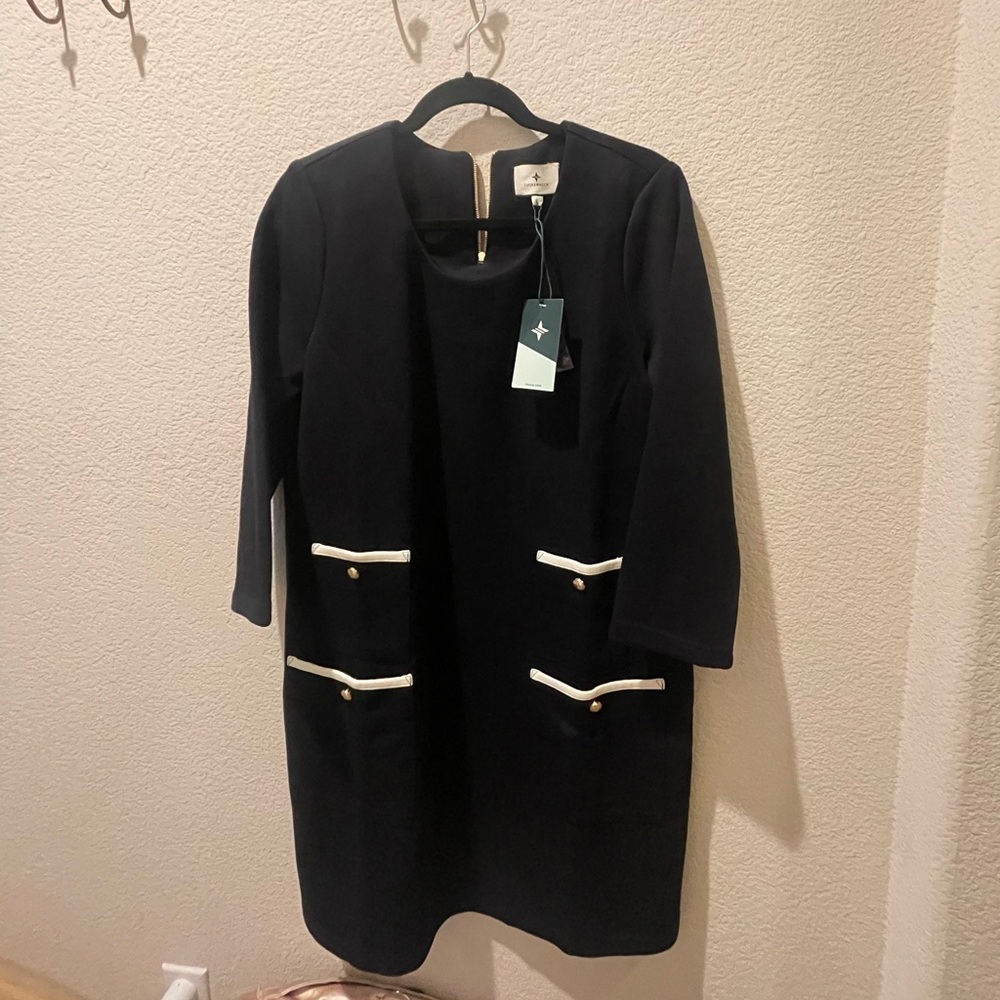 Tuckernuck Black Francoise Mini Dress